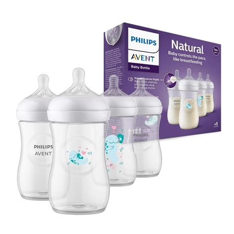 Philips Avent 4pk Natural Response Bottle Nipple.